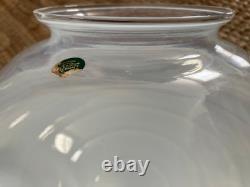 Vintage ART DECO Milk Glass Ceiling cone Shade w Gleason Tiebout lighting stkr