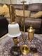 Vintage Aladdin 75th Anniversary 1983 Model 4 Student Milk Glass Shade Lamp