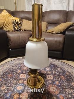 Vintage Aladdin 75th Anniversary 1983 Model 4 Student Milk Glass Shade Lamp