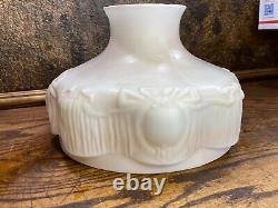 Vintage Aladdin Oil Lamp Washington Drape GLASS SHADE ONLY Replacement 10 fit