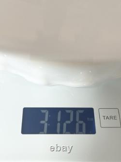 Vintage Amber Luster Hurricane Lamp Shade Milk Glass With Floral Pattern