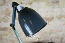 Vintage Anglepoise Lamp Emanel Shade Industrial Antique Lighting