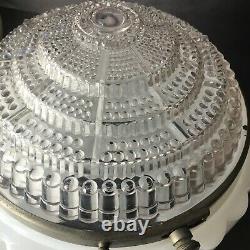 Vintage Antique Art Deco Ceiling Light Glass Shade Lamp Fixture Chandelier Mount