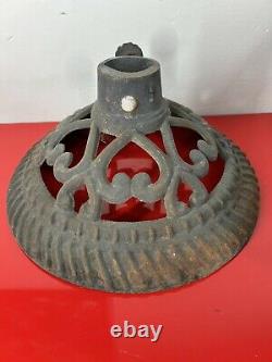 Vintage Antique Metal Pendant Lamp Shade
