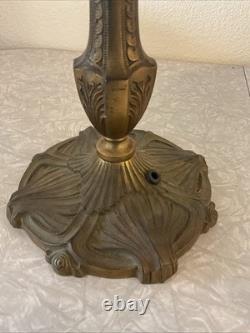 Vintage Antique Pittsburgh Lamp Brass & Glass Co PLB&G Co Reverse Painted Shade Vintage Antique Pittsburgh Lamp Brass & Glass Co PLB&G Co Reverse Painted Shade
