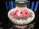 Vintage Antique Poppy Pattern Hurricane Lamp Shade Transfer Pattern 10 Fitter