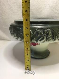 Vintage Antique Poppy Pattern Hurricane Lamp Shade Transfer Pattern 10 Fitter