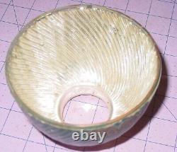 Vintage Antique X-Ray # 3 MILL Reflector Ribbed Green Show Flood Lamp Shade USA