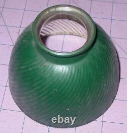 Vintage Antique X-Ray # 3 MILL Reflector Ribbed Green Show Flood Lamp Shade USA