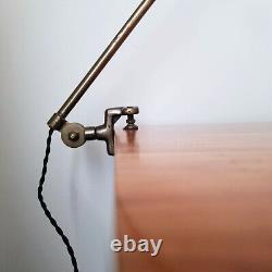 Vintage Arrow Industrial Drafting Table lamp. Articulating Desk Lamp
