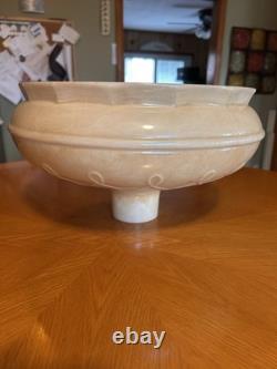 Vintage Art Deco 12 Torchiere Lamp Shade Iridescent Finish Preowned