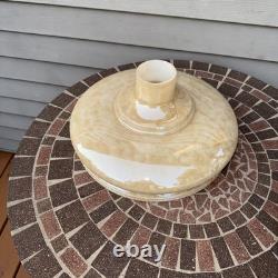 Vintage Art Deco 14 Torchiere Lamp Shade Luster Finish