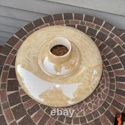 Vintage Art Deco 14 Torchiere Lamp Shade Luster Finish