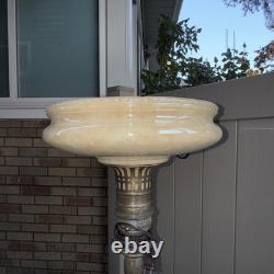Vintage Art Deco 14 Torchiere Lamp Shade Luster Finish