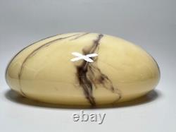 Vintage Art Deco Bohemian Loetz Glass Lamp Shade Light Lunar Moon Marble Slag