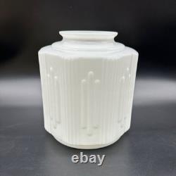 Vintage Art Deco Milk Glass Lamp Shade Light Cover Globe Retro Replacement
