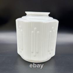 Vintage Art Deco Milk Glass Lamp Shade Light Cover Globe Retro Replacement