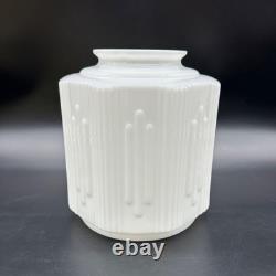 Vintage Art Deco Milk Glass Lamp Shade Light Cover Globe Retro Replacement