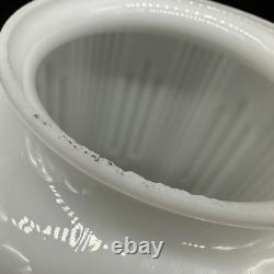 Vintage Art Deco Milk Glass Lamp Shade Light Cover Globe Retro Replacement
