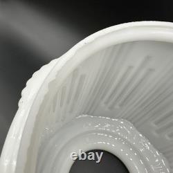 Vintage Art Deco Milk Glass Lamp Shade Light Cover Globe Retro Replacement
