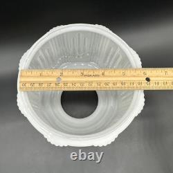Vintage Art Deco Milk Glass Lamp Shade Light Cover Globe Retro Replacement