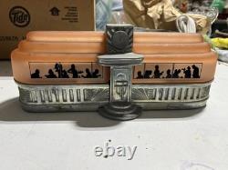 Vintage Art Deco Train Trolley Dining Car Lamp PERFECT CONDITION