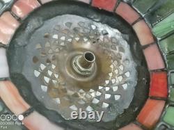 Vintage Art Nouveau Tiffany Style Dragonfly Lamp Shade In Great Condition