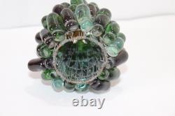 Vintage Art Noveau Czech Glass Grape Cluster Fruit Lamp Shade