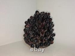 Vintage Art Noveau Czech Glass Grape Cluster Fruit Lamp Shade