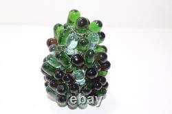 Vintage Art Noveau Czech Glass Grape Cluster Fruit Lamp Shade