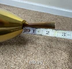 Vintage Authentic MCM Hanging Teak Lamp Mid Century Modern Atomic 28