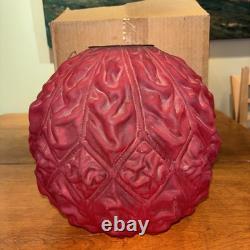 Vintage Beautiful Ruby Red Glass Lamp Shade