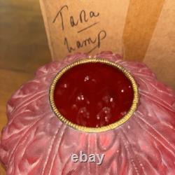 Vintage Beautiful Ruby Red Glass Lamp Shade
