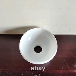 Vintage Beautiful White Glass Light Lamp Shade Lighting Collectible GL513