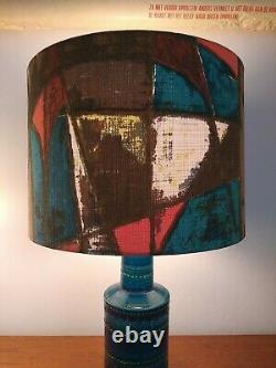 Vintage Bitossi Rimini Lamp with Shade, 1950/60s ITALIAN MIDCENTURY