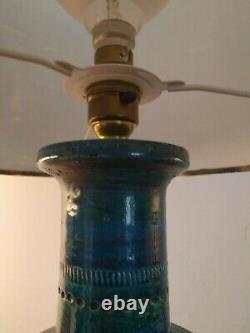 Vintage Bitossi Rimini Lamp with Shade, 1950/60s ITALIAN MIDCENTURY