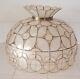 Vintage Capiz Shell Hanging Light Shade Swag Lamp Shade 15 Diam X 11 Tall