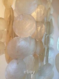 Vintage Capiz Shell Chandelier