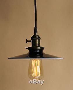 Vintage Chandelier Light 3 Cord Canopy Bronze Ceiling Pendant Light Lamp Shade