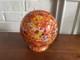 Vintage Czechoslovakian Spherical End Of Day Art Glass Lamp Shade