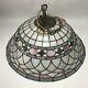 Vintage Dale Tiffany Inc. Signed Stained Glass Lamp Shade 21