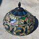 Vintage Dale Tiffany 14 Signed Stained Glass Lamp Shade No Cracks Or Breaks