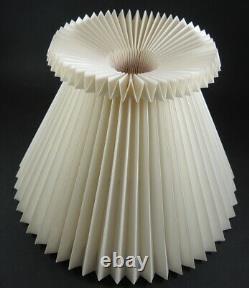 Vintage Danish Le Klint 313 Art Glass Table Lamp with Shade