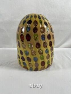 Vintage Domaghi Hand Crafted Colorful Lampshade Lamp Shade Made in Italy