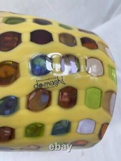 Vintage Domaghi Hand Crafted Colorful Lampshade Lamp Shade Made in Italy
