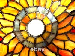 Vintage Dragonfly Tiffany Style Stained Glass Lamp Shade 10 (Shade Only)