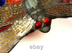 Vintage Dragonfly Tiffany Style Stained Glass Lamp Shade 10 (Shade Only)