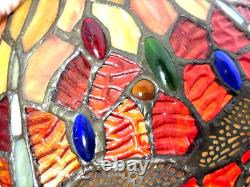 Vintage Dragonfly Tiffany Style Stained Glass Lamp Shade 10 (Shade Only)
