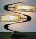 Vintage Eames Era Mid-century Majestic Z Lamp With Fiberglass Shades