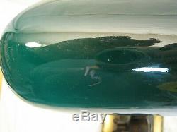 Vintage Emeralite Bankers Student Desk Lamp Light Emerald Green Glass Shade 8734
